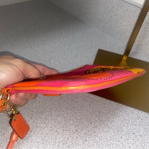 CCA-Coach Vintage Bonnie Cashin-Carry Kisslock Wristlet EUC - Picture 12 of 14